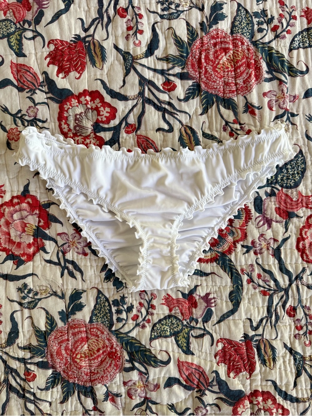 Shade & Shore White Cheeky Bikini Bottoms